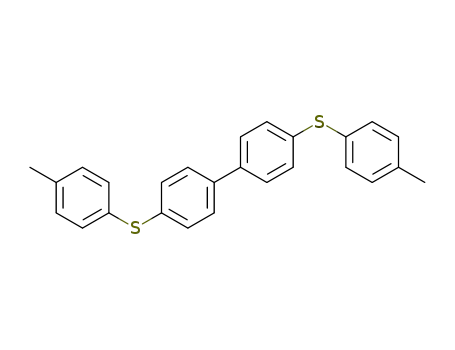 Molecular Structure of 55861-90-0 (4,4'-bis(p-tolylthio)biphenyl)