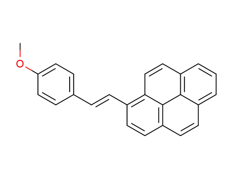 Molecular Structure of 90047-91-9 (Pyrene, 1-[2-(4-methoxyphenyl)ethenyl]-, (E)-)