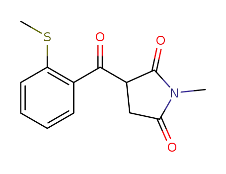 1-methyl-3-(2-(methylthio)benzoyl)pyrrolidine-2,5-dione