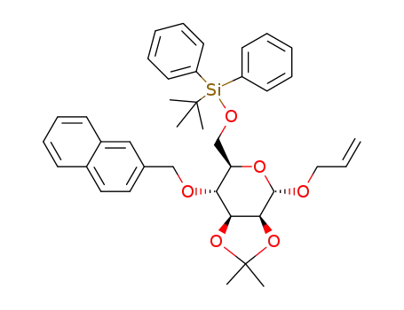 allyl 2,3-O-isopropylidene-4-O-(2-naphthylmethyl)-6-O-tert-butyldiphenylsilyl-α-D-mannopyranoside