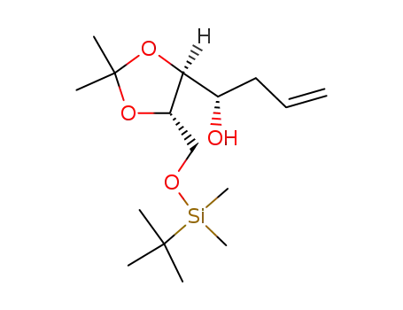 (S)-1-((4S,5S)-5-(((tert-butyldimethylsilyl)oxy)methyl)-2,2-dimethyl-1,3-dioxolan-4-yl)but-3-en-1-ol