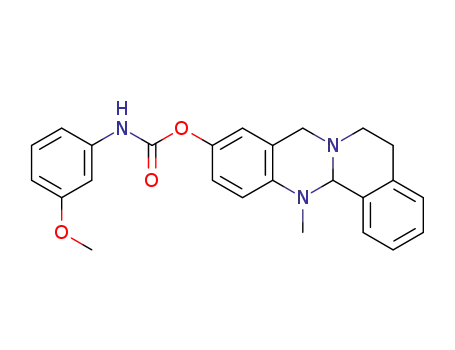 13-methyl-6,8,13,13a-tetrahydro-5H-isoquinolino[1,2-b]quinazolin-10-yl(3-methoxyphenyl) carbamate