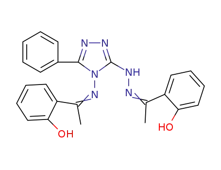 NC(C<sub>6</sub>H<sub>5</sub>)N<sub>2</sub>CNH(NC(CH<sub>3</sub>)C<sub>6</sub>H<sub>4</sub>OH)2