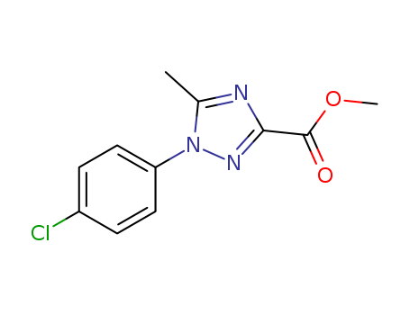 1-(4-chlorophenyl)-3-methoxycarbonyl-5-methyl-1,2,4-triazole
