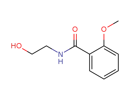 Molecular Structure of 88105-15-1 (N-(2-hydroxyethyl)-2-methoxybenzamide)