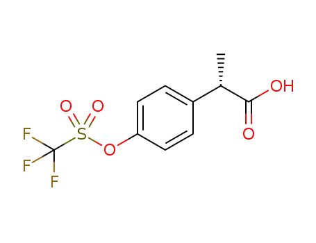 (S)-2-[4-[[(Trifluoromethyl)sulfonyl]oxy]phenyl]propanoic Acid
