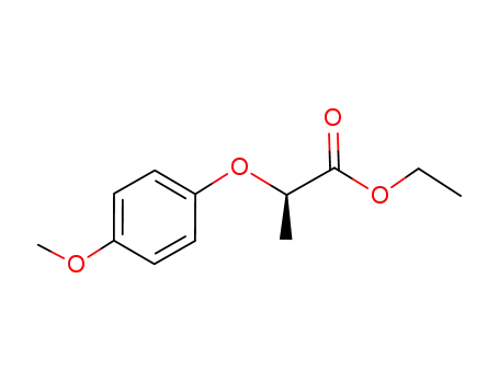 Molecular Structure of 640997-22-4 (ethyl (R)-2-(4-methoxyphenoxy)propanoate)