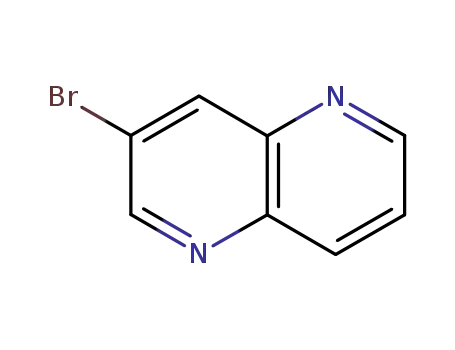 Molecular Structure of 17965-71-8 (3-Bromo-1,5-naphthyridine)