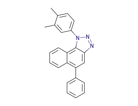 Molecular Structure of 1309447-84-4 (1-(3,4-dimethylphenyl)-5-phenyl-1H-naphtho[1,2-d][1,2,3]triazole)