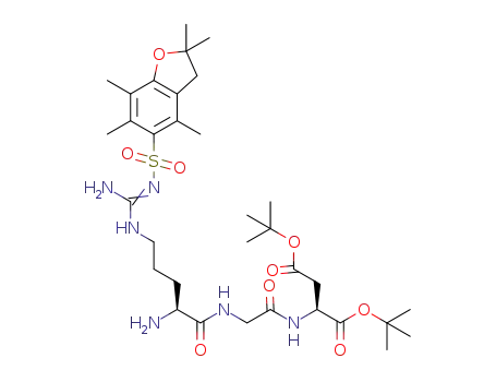 N<sup>α</sup>-Fmoc-N<sup>ω</sup>-Pbf-L-Arg-Gly-l-Asp(OBu<sup>t</sup>)<sub>2</sub>