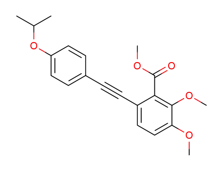 methyl 6-((4-isopropoxyphenyl)ethynyl)-2,3-dimethoxybenzoate