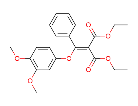 diethyl β-(3,4-dimethoxyphenoxy)benzylidenemalonate