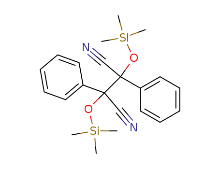 2,3-Diphenyl-2,3-bis(trimethylsilyloxy)butanedinitrile
