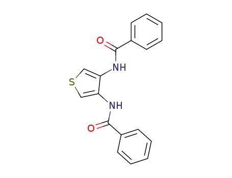 Molecular Structure of 90069-84-4 (Benzamide, N,N'-3,4-thiophenediylbis-)