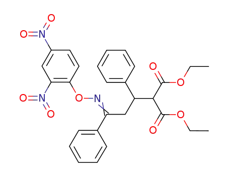 (±)-diethyl 2-(3-(2,4-dinitrophenoxyimino)-1,3-diphenylpropyl)malonate