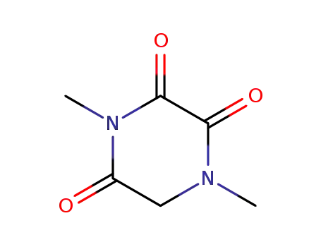 Piperazinetrione, 1,4-dimethyl- (9CI)
