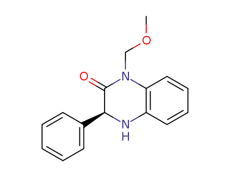 Molecular Structure of 1255772-72-5 ((S)-1-(methoxymethyl)-3-phenyl-3,4-dihydroquinoxalin-2(1H)-one)