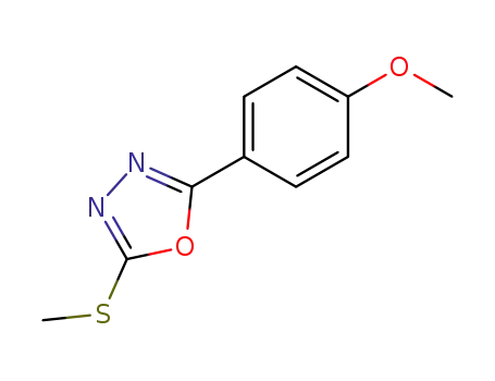2-(4-Methoxyphenyl)-5-(methylsulfanyl)-1,3,4-oxadiazole