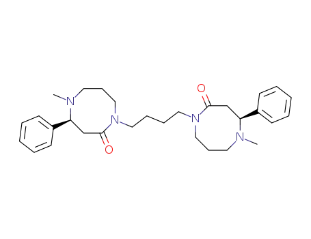 (S,S)-1,4-di-[2'-oxo-4'-phenyl-N(5')-methyl-1',5'-diazocan-N(1')-yl]butane