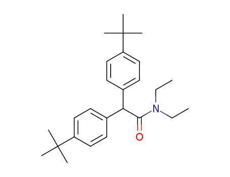 Molecular Structure of 1449216-31-2 (2,2-bis(4-(tert-butyl)phenyl)-N,N-diethylacetamide)