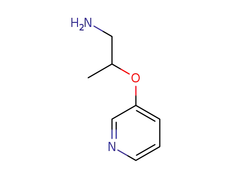 Molecular Structure of 886763-53-7 (2-(PYRIDIN-3-YLOXY)PROPYLAMINE)
