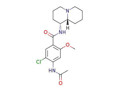 4-Acetylamino-5-chloro-2-methoxy-N-(1R,9aR)-octahydro-quinolizin-1-yl-benzamide