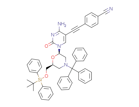 C<sub>53</sub>H<sub>49</sub>N<sub>5</sub>O<sub>3</sub>Si