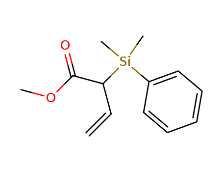 3-Butenoic acid, 2-(dimethylphenylsilyl)-, methyl ester