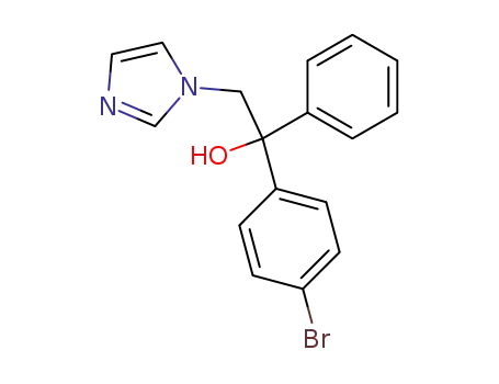 1-(4-Bromophenyl)-2-imidazol-1-yl-1-phenylethanol