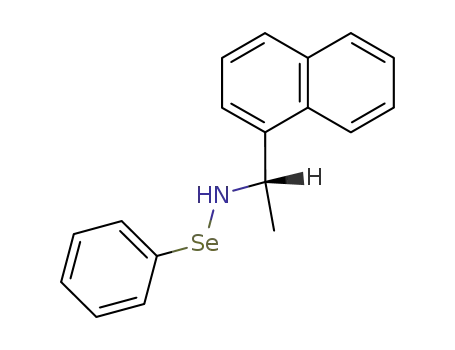 Molecular Structure of 101685-18-1 (N-<(S)-1-(1-Naphthyl)-ethyl>benzeneselenamide)