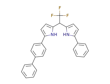 Molecular Structure of 1447031-59-5 (2-[1,1-biphenyl]-4-yl-5-[2,2,2-trifluoro-1-(5-phenyl-1H-pyrrol-2-yl)-ethyl]-1H-pyrrole)