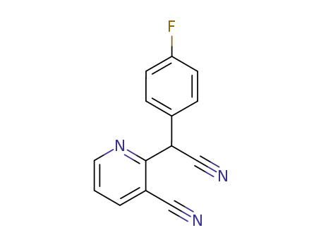 (3-cyanopyrid-2-yl)(4-fluorophenyl)acetonitrile