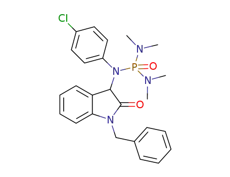 N-(4-chlorophenyl)-N',N',N'’,N’'-tetramethyl-N-(1-benzyl-2-oxo-2,3-dihydro-1H-indol-3-yl)phosphoric triamide