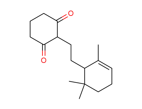 2-(2-(2,6,6-trimethyl-2-cyclohexenyl)ethyl)-1,3-cyclohexadione