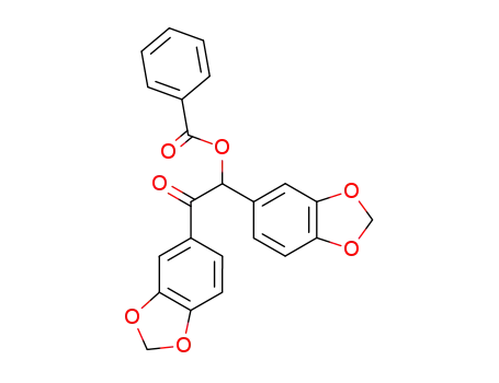 α-benzoyloxy-3,4;3',4'-bis-methylenedioxy-deoxybenzoin