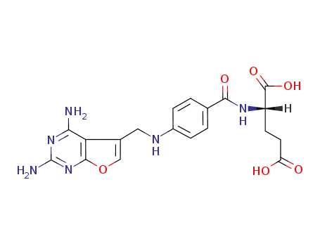N-(4-(N-((2,4-디아미노푸로(2,3-d)피리미딘-5-일)메틸)아미노)벤조일)글루탐산