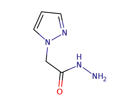 Molecular Structure of 934175-49-2 (2-(1H-pyrazol-1-yl)acetohydrazide(SALTDATA: FREE))