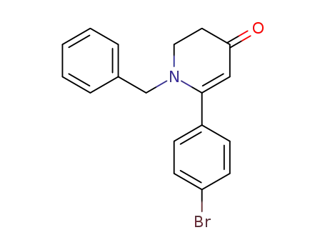 1-benzyl-6-(4-bromophenyl)-2,3-dihydropyridin-4(1H)-one