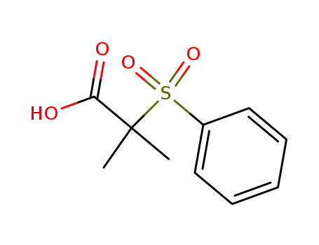 Propanoic acid, 2-methyl-2-(phenylsulfonyl)-