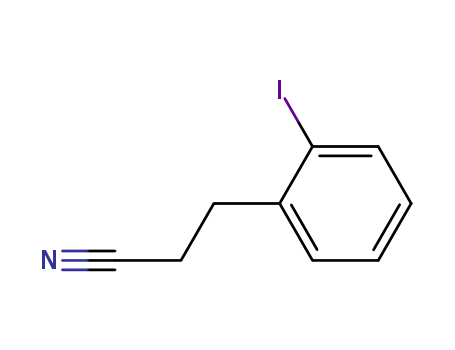 Benzenepropanenitrile, 2-iodo-