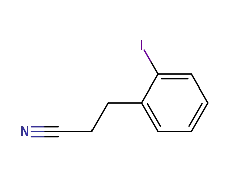 Benzenepropanenitrile, 2-iodo-