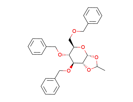 3,4,6-tri-O-benzyl-1,2-O-<(R,S)-ethylidene>-α-D-glucopyranose