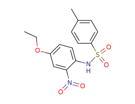 Molecular Structure of 97302-32-4 (N-(4-ethoxy-2-nitrophenyl)-4-methylbenzenesulfonamide)