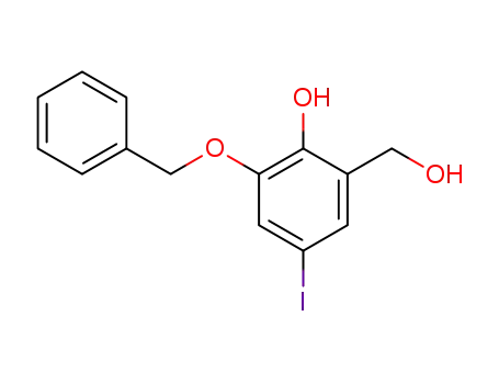 2-(benzyloxy)-6-(hydroxymethyl)-4-iodophenol