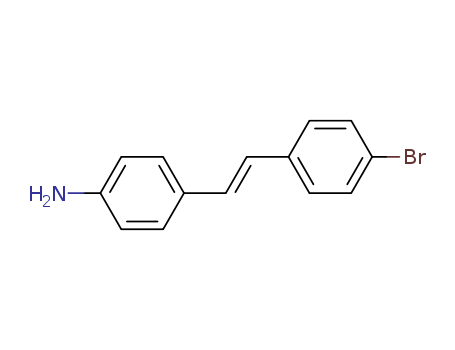 Benzenamine, 4-[(1E)-2-(4-bromophenyl)ethenyl]-