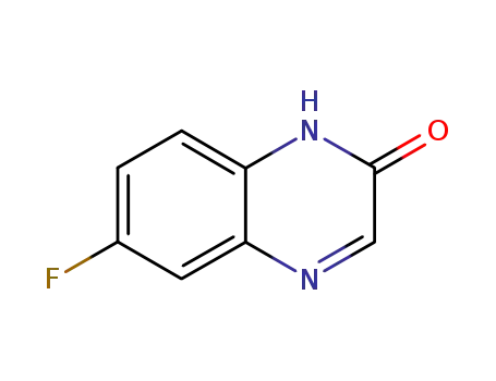 Molecular Structure of 55687-23-5 (6-Fluoroquinoxalin-2(1H)-one)
