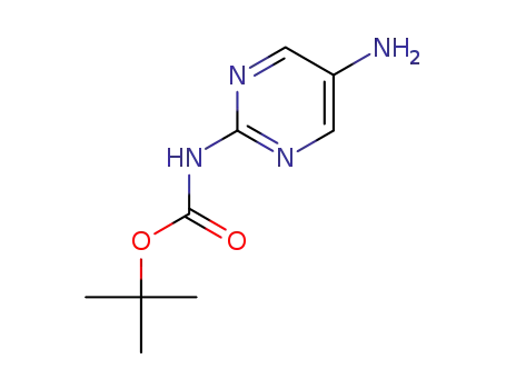 카르 밤산, (5- 아미노 -2- 피리 미디 닐)-, 1,1- 디메틸 에틸 에스테르 (9CI)