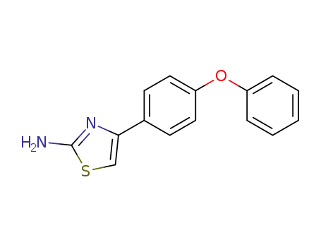 Molecular Structure of 105512-82-1 (4-(4-PHENOXY-PHENYL)-THIAZOL-2-YLAMINE)