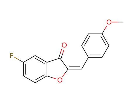 2-(4-methoxybenzylidene)-5-fluorobenzofuran-3(2H)-one