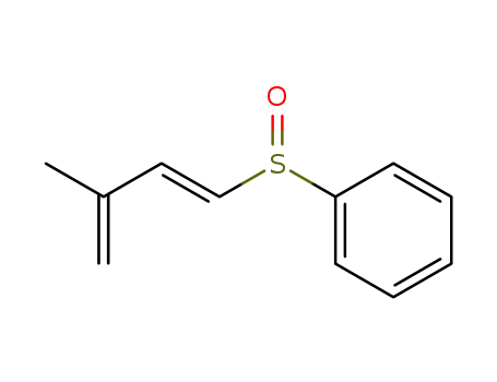 Benzene, [(3-methyl-1,3-butadienyl)sulfinyl]-, (E)-